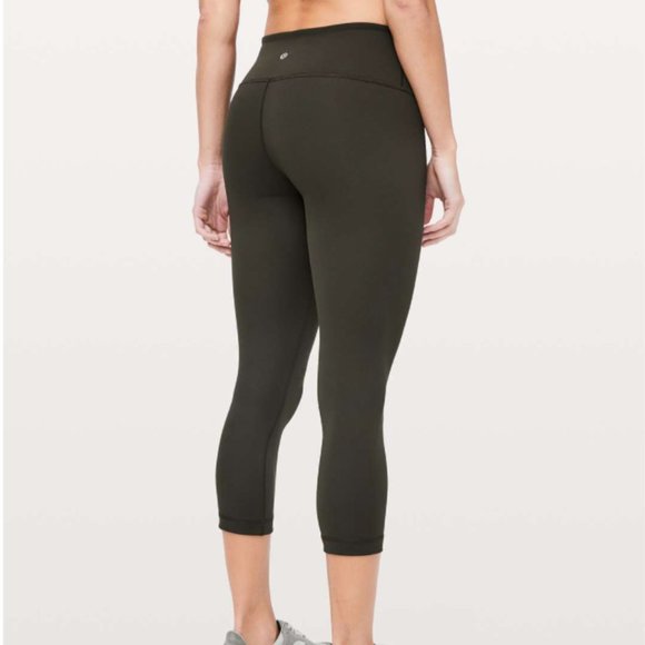 Lululemon | Wunder Under Crop III | Full-On Luxtreme 21" | Dark Olive | Size 0 - Picture 4 of 8
